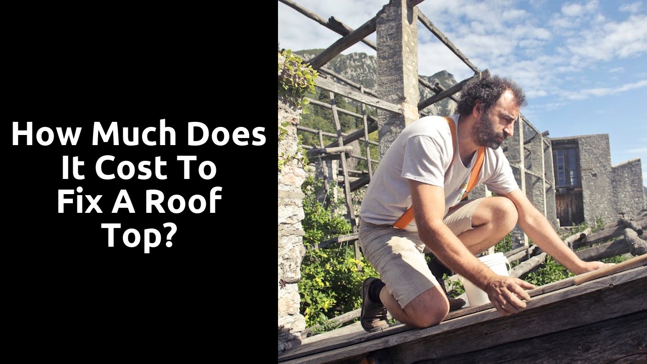 How much does it cost to fix a roof top?